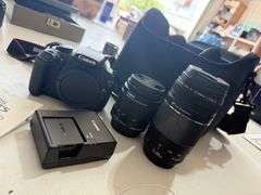 Canon EOS Rebel T5 Camera with Lenses, Battery Charger and Bag