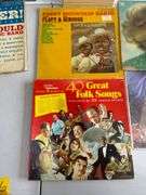 Lot of Country & Folk Music Vinyl Records - Flatt & Scruggs, Patti Page, & More