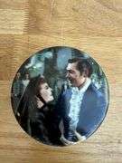 Set of 6 "Gone With the Wind" Music Boxes and Decorative Plate
