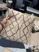 Assorted Decorative Pillows and Ralph Lauren Cotton Bed Blanket