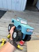 Plush Teddy Bears, Madame Alexander Doll, and Wooden Toy Car/Airplane Collection