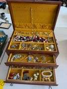 Margret Jewelry Box with Assorted Jewelry
