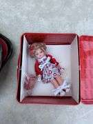 Coca-Cola Collectible Lot: Trays, Glasses, Lunchbox & Doll