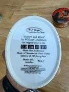 Set of 6 "Gone With the Wind" Music Boxes and Decorative Plate