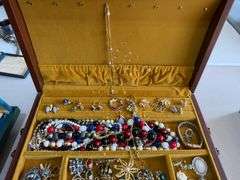 Margret Jewelry Box with Assorted Jewelry