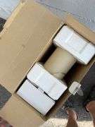 GE Staybright Flickering Pillar Candles & Decorative Garland 5 Piece Set