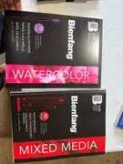 Mixed Lot of Art Supplies: Prismacolor Pencils, Oil Pastels, Watercolor Paper, and Coloring Book