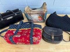 Assorted Designer Handbag Lot: Dooney & Bourke, Vera Bradley & More