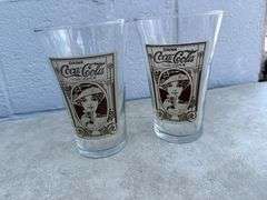 Coca-Cola Collectible Lot: Trays, Glasses, Lunchbox & Doll