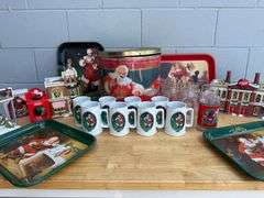 Coca-Cola Holiday Collection: Santa Claus Theme - Mugs, Trays, Glasses, and More