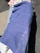 Group of Hand-Knit and Crocheted Blankets, Shawls and Cardigans