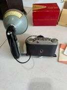 Ansco Camera Outfit with Flash Unit, Case, and Flash Cubes