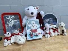 Coca-Cola Polar Bear Collectibles - Plush, Tray, Puzzle, Plate