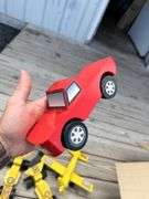 Plush Teddy Bears, Madame Alexander Doll, and Wooden Toy Car/Airplane Collection