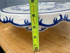 Cake Stand, Serving Dishes, and Napkins Set