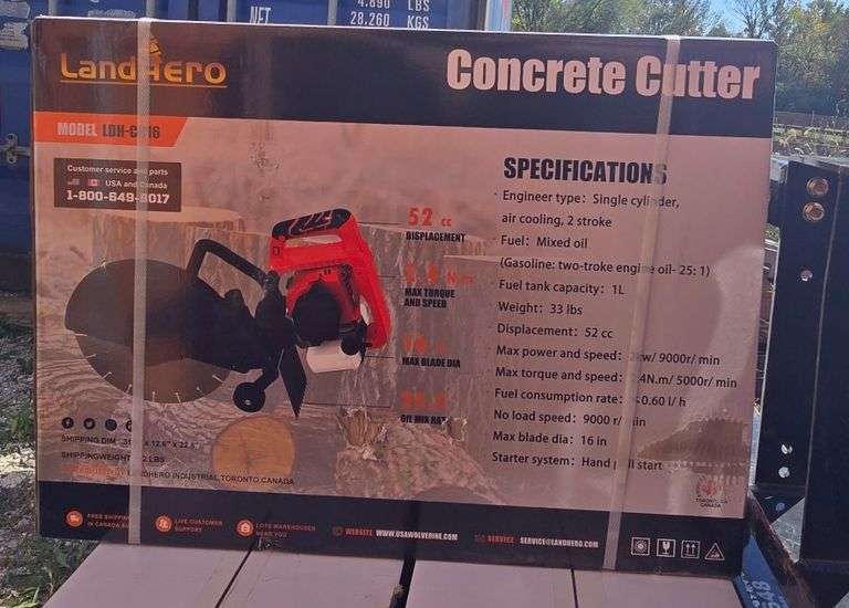 Land Hero LDH-CC16 Concrete Cutter