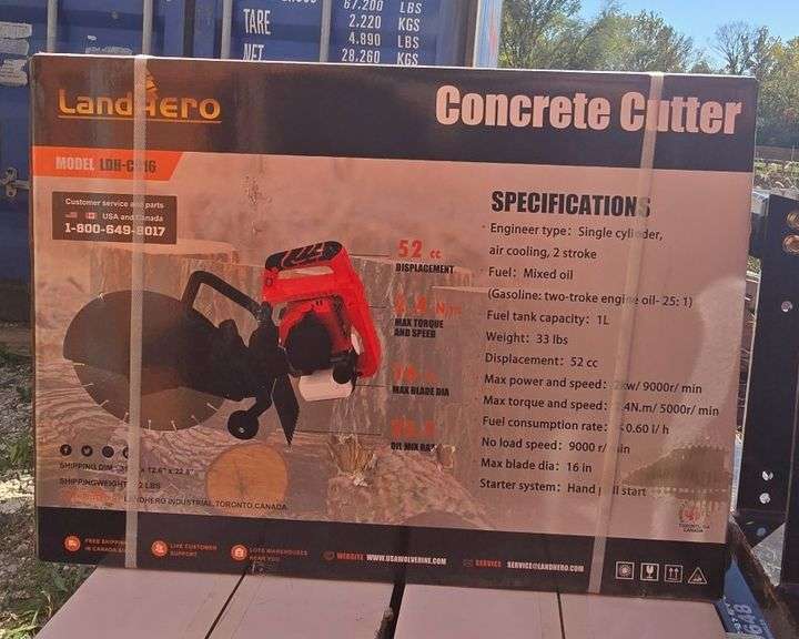 Land Hero LDH-CC16 Concrete Cutter