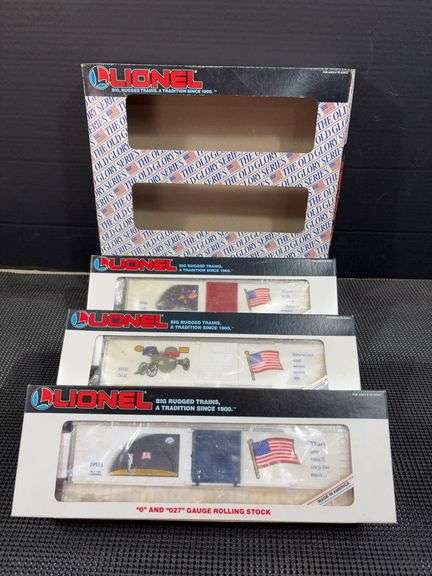 Lionel “The Old Glory Series” 3pc Rolling Stock Set image