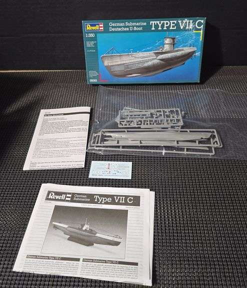 Revell German Submarine Type VII C 1:350 Scale Model Kit image