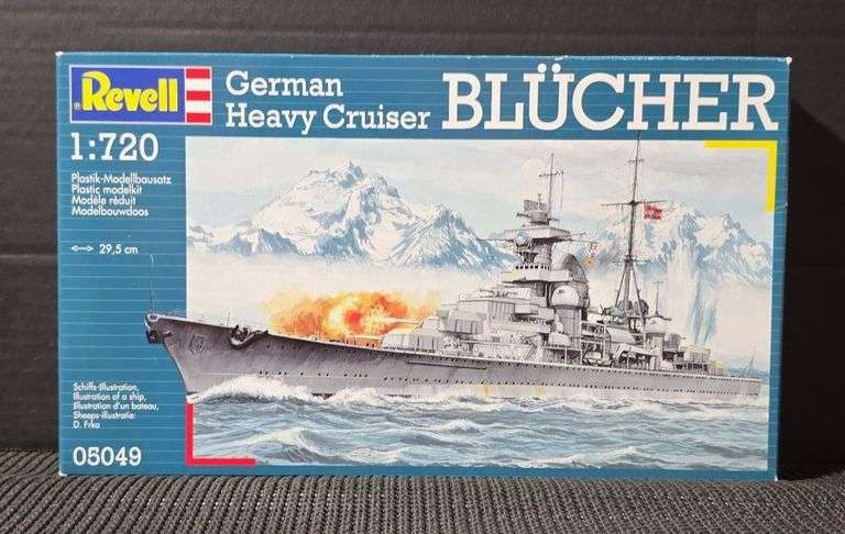 Revell German Heavy Cruiser Blücher Model Kit image