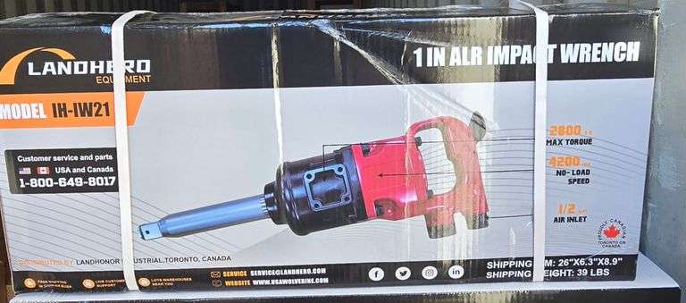 Landhonor LHR-A1W1 1in Air Impact Wrench
