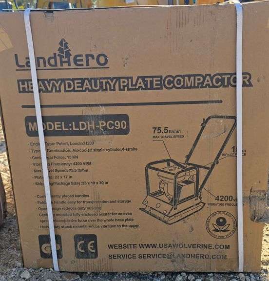 LandHonor LDH-PC90 Heavy Duty Plate Compactor