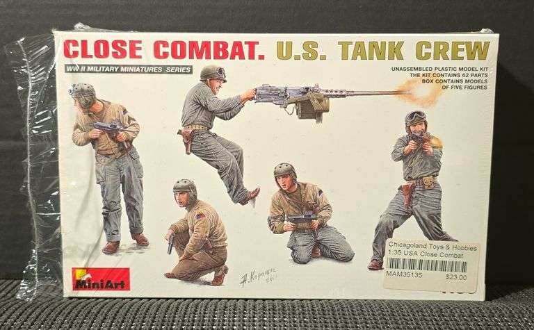 MiniArt Close Combat U.S. Tank Crew 1:35 Scale Model Kit image