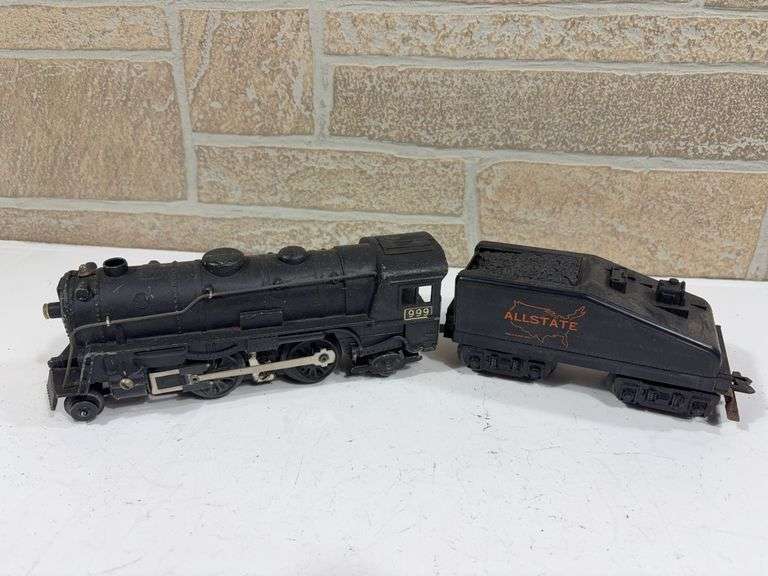 Marx #999 2-4-2 Steam Locomotive and Allstate Tender image