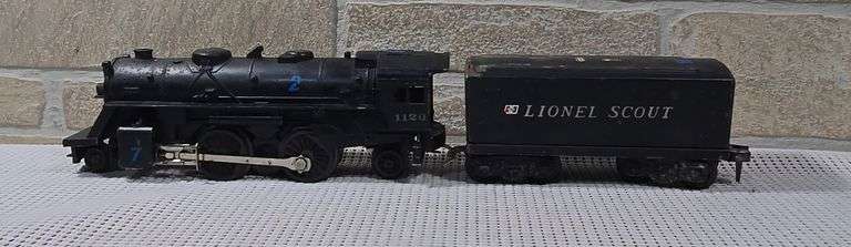 Lionel 1120 2-4-2 Locomotive with Lionel Scout Tender image