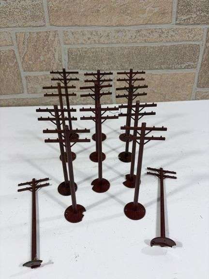 13 - 6” Telephone Poles (all broken in one way or another) image