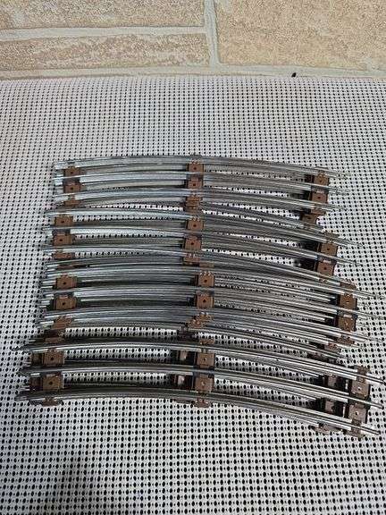 Collection of Lionel 3 rail Track Sections - 12 pcs image