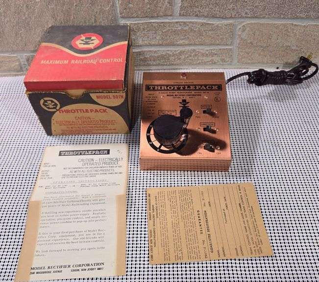 MRC Model 501N Throttle Pack in original box image
