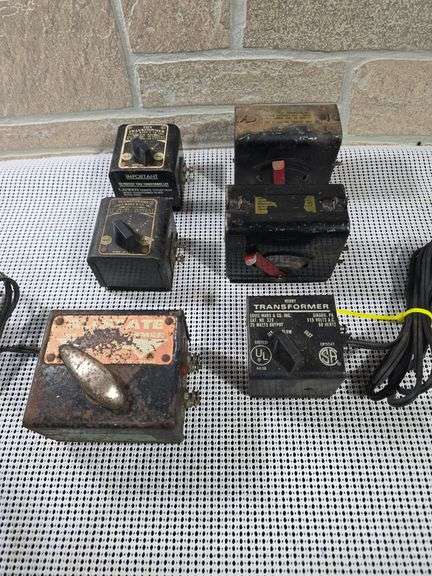 Collection of transformers. image