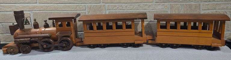3 Piece Wooden Train Set image