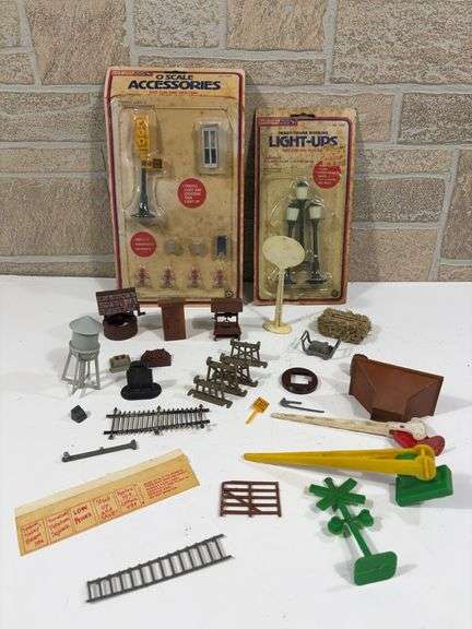 Collection of Miscellaneous Model Train Accessories image