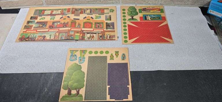 Cardboard Railroad scenes image