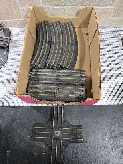 Collection of Marx Tracks with Black Plastic Roadbed image