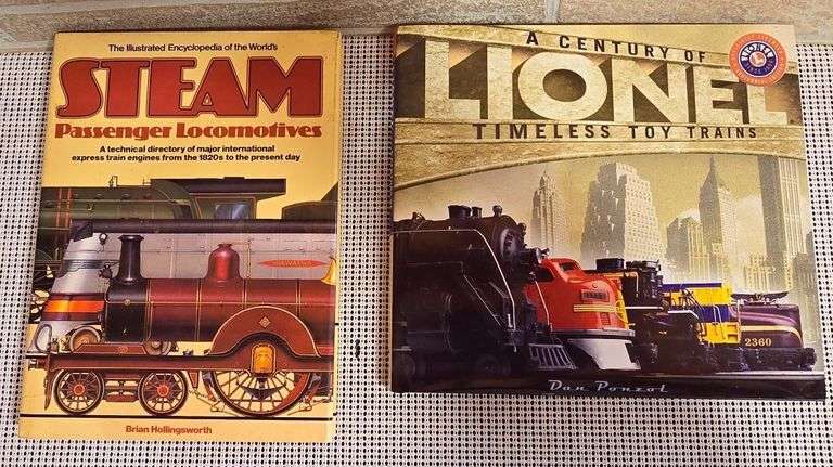 Two Train Themed Coffee Table Books image
