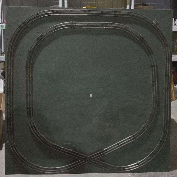 4' x 4' Train Board with track image