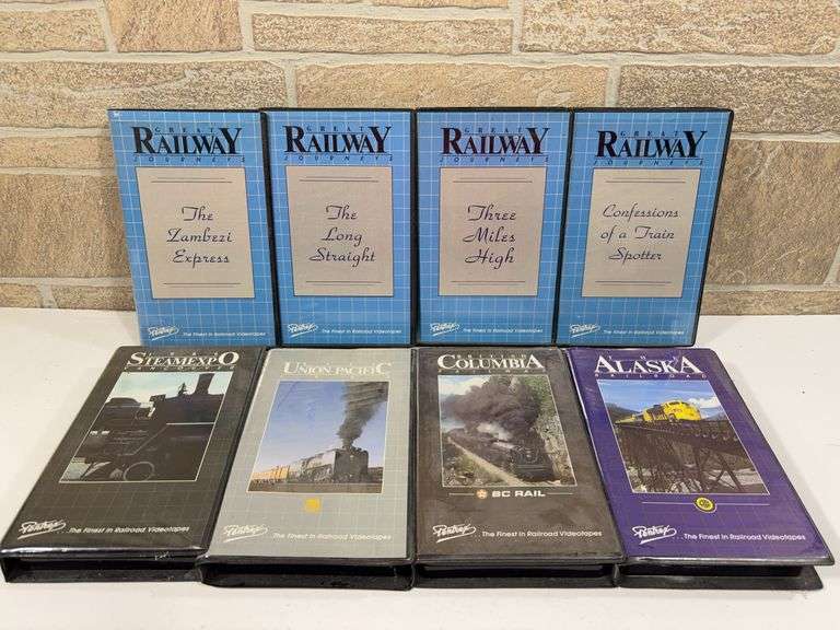 (8) Pemtrex Railroad VHS Videos image