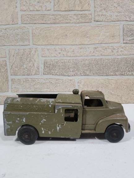 Hubley Kiddie toy bell telephone truck image