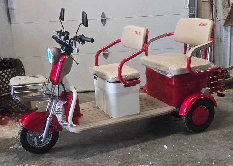 SD Lanch Model IRGC40 Mini Golf Cart - Red image