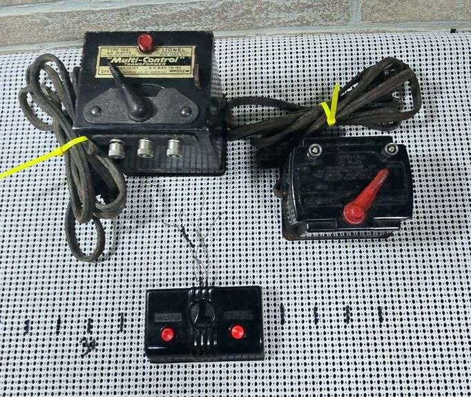 Collection of Lionel Transformers and control Switch image
