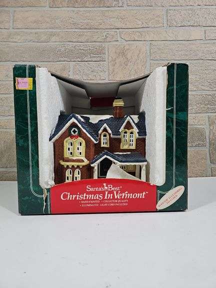 Porcelain Christmas in Vermont cabin image