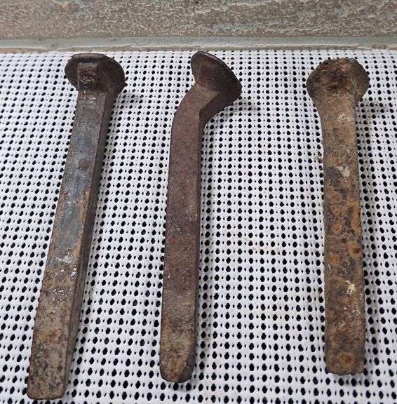 Three Railroad Spikes image