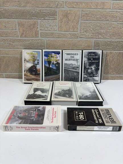 (9) Railroad Related VHS Videos image