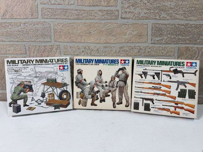 Tamiya Military Miniatures Model Kit Lot image