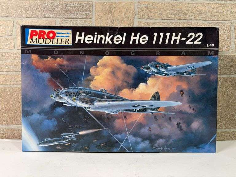 Monogram Heinkel He 111H-22 1:48 Scale Model Kit image