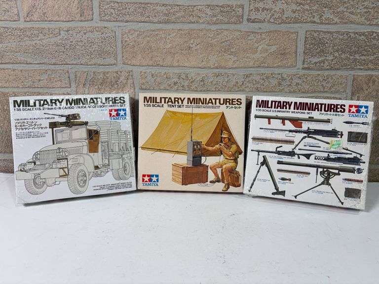 Tamiya Military Miniatures Model Kit Lot image