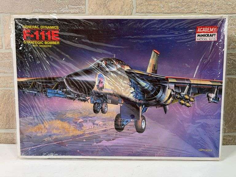 Academy General Dynamics F-111E 1/48 Scale Model Kit image
